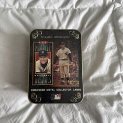 Mickey Mantle Metallic Impressions Cards