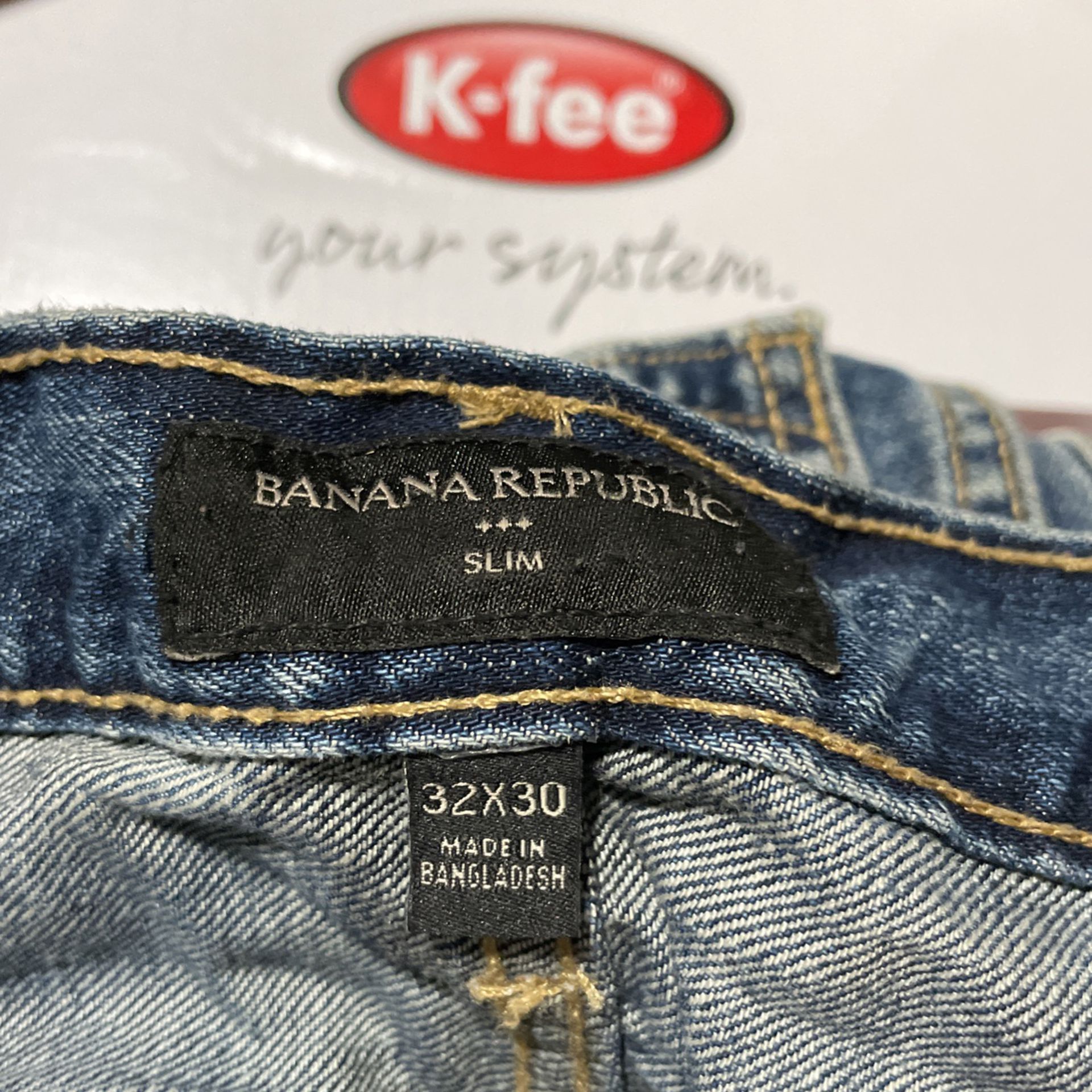  Banana republic slim fit jeans 32 x 30