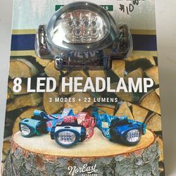  8 LED HEADLAMP 22 LUMENS