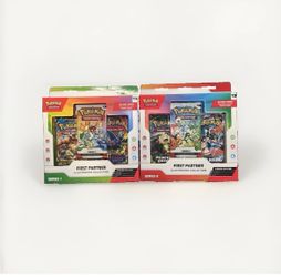 The Pokemon First Partner Illustration Collection Series 1 & 2 Factory Sealed Bundle
