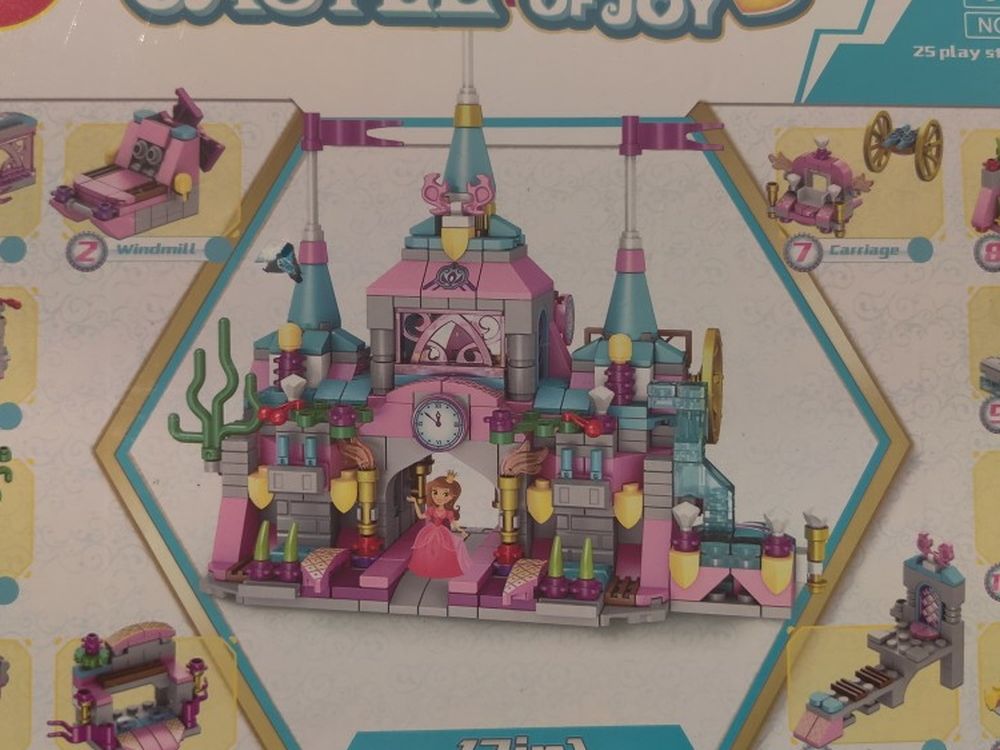 Castle the city of joy/ girl building blocks 568pcs / 633012/ 25 models