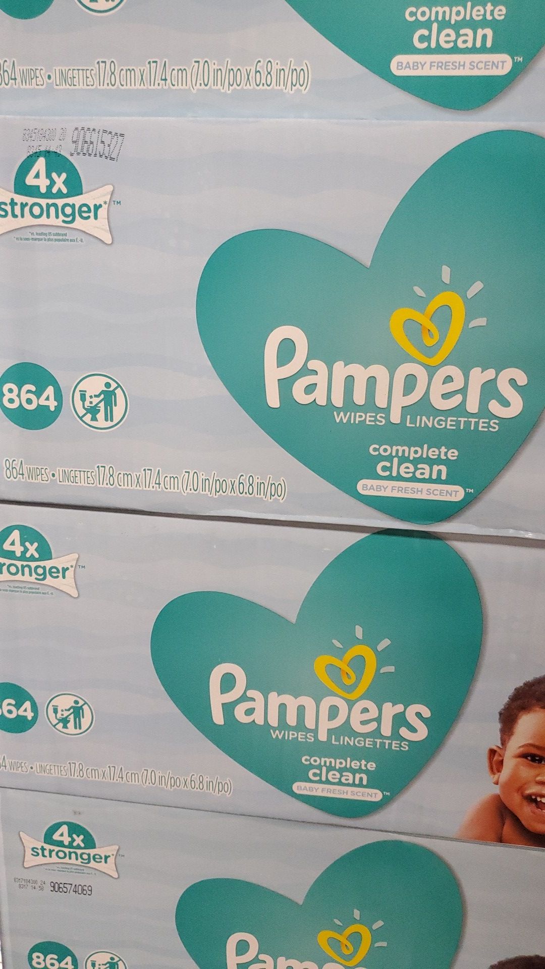 Pampers baby wipes