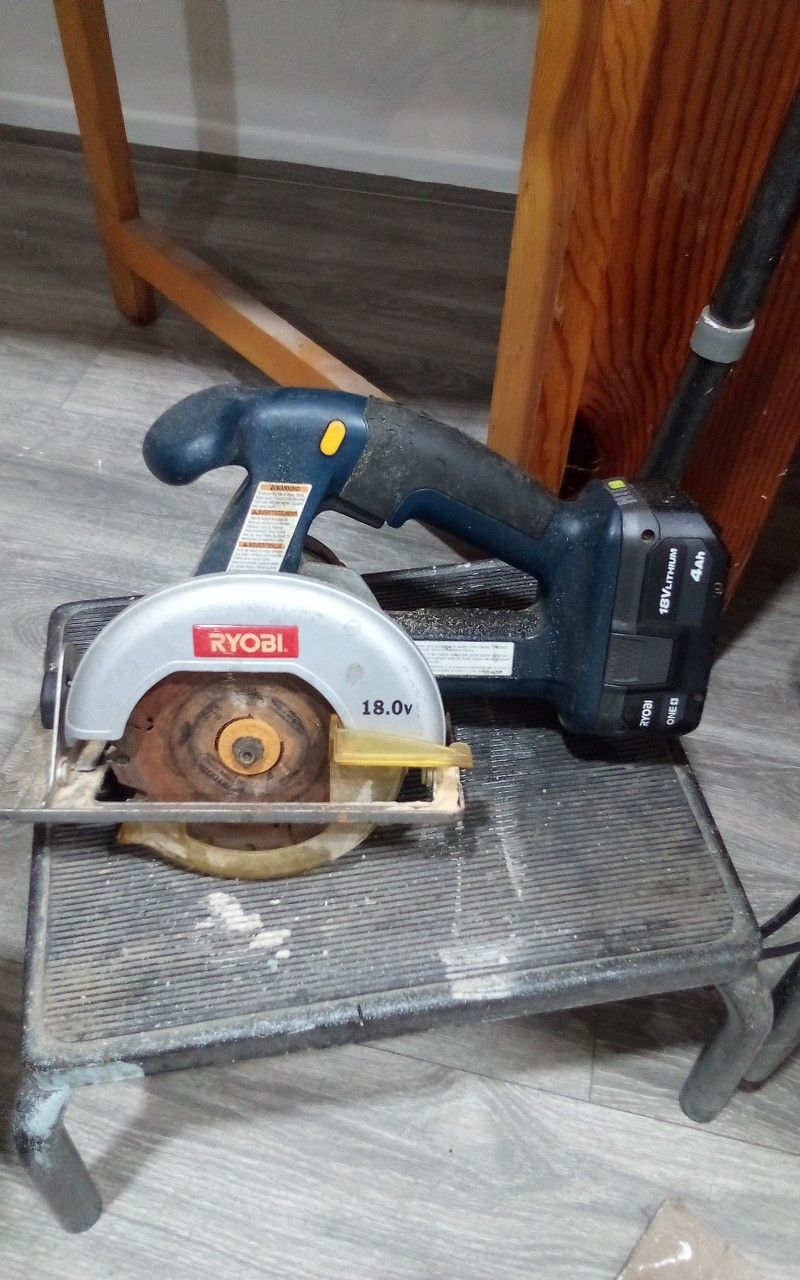 Ryobi Circular Saw With Battery No Charger