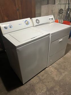 Refurbished washer gas dryer installed