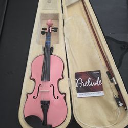 1/2 pink beginners violin