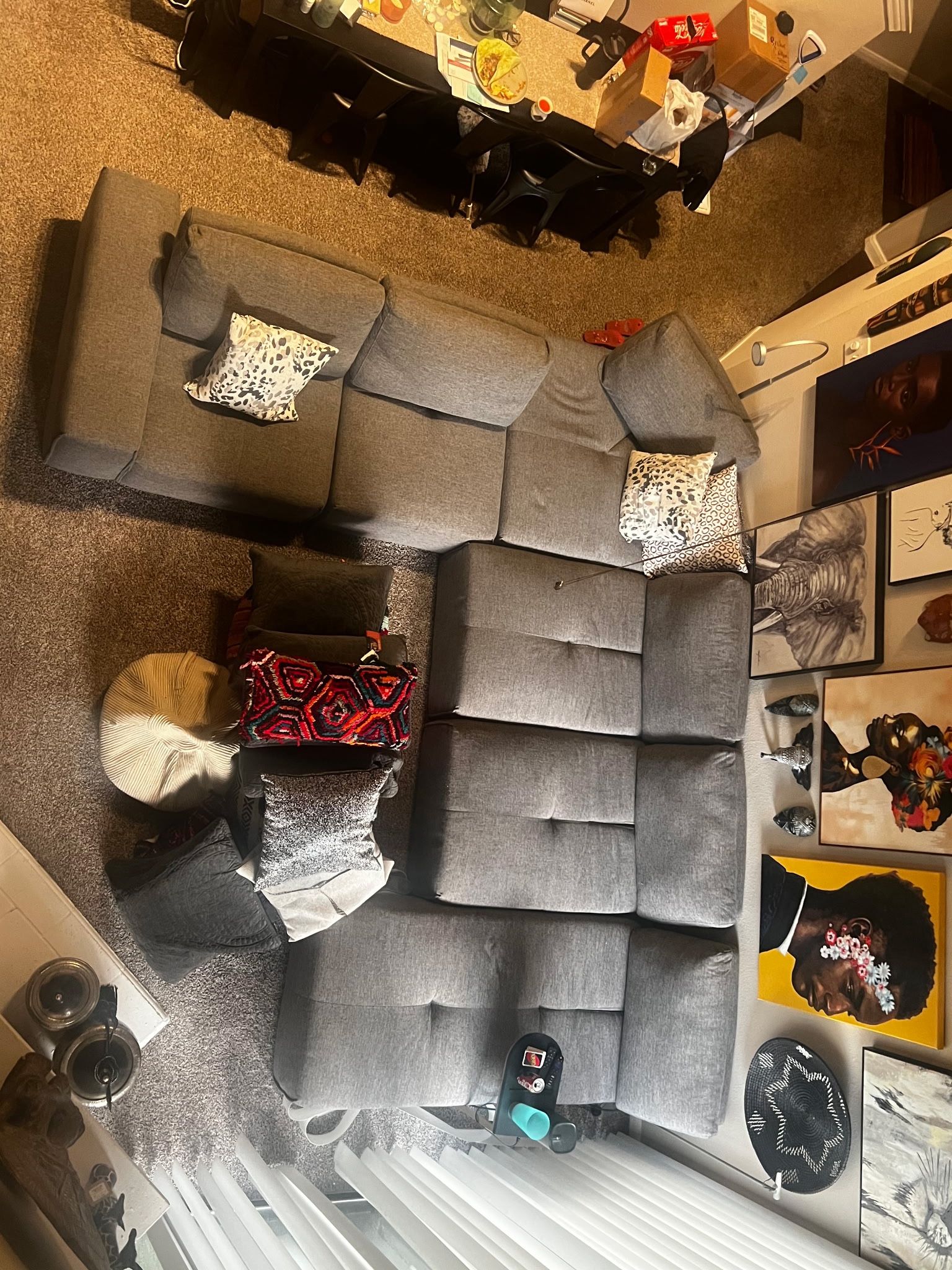 Recline Sectional Couch Set For Sale 