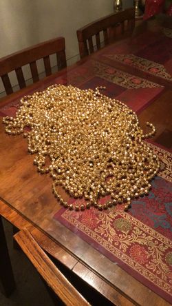 Mini Gold Retro Bead Garland  