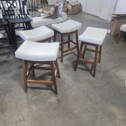 Set Of 4 Barstools, 24 Inch Height