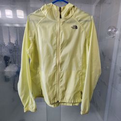 The North Face Yellow Rain/Windbreaker Jacket