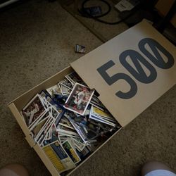 lot of random baseball, basketball, pokemon, and minecraft cards 