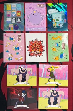 Adventure Time Series 3 Holos Stickers Tattoo Scratch and Sniff 2024
