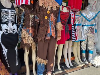 Halloween costumes and mask
