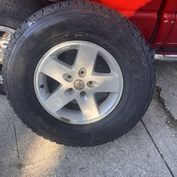 Jeep JK 17” Stock rims + tires