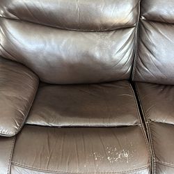 3 Seater Faux Leather Power Lift Recliner With USB Port