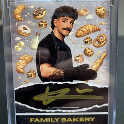 Quillan Salkilld  Champions Collection “Family Bakery” Rookie On Card Auto UFC