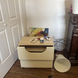 Night Table- LED + Charging Station 