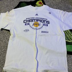 Adidas Vintage Lakers Tshirt 