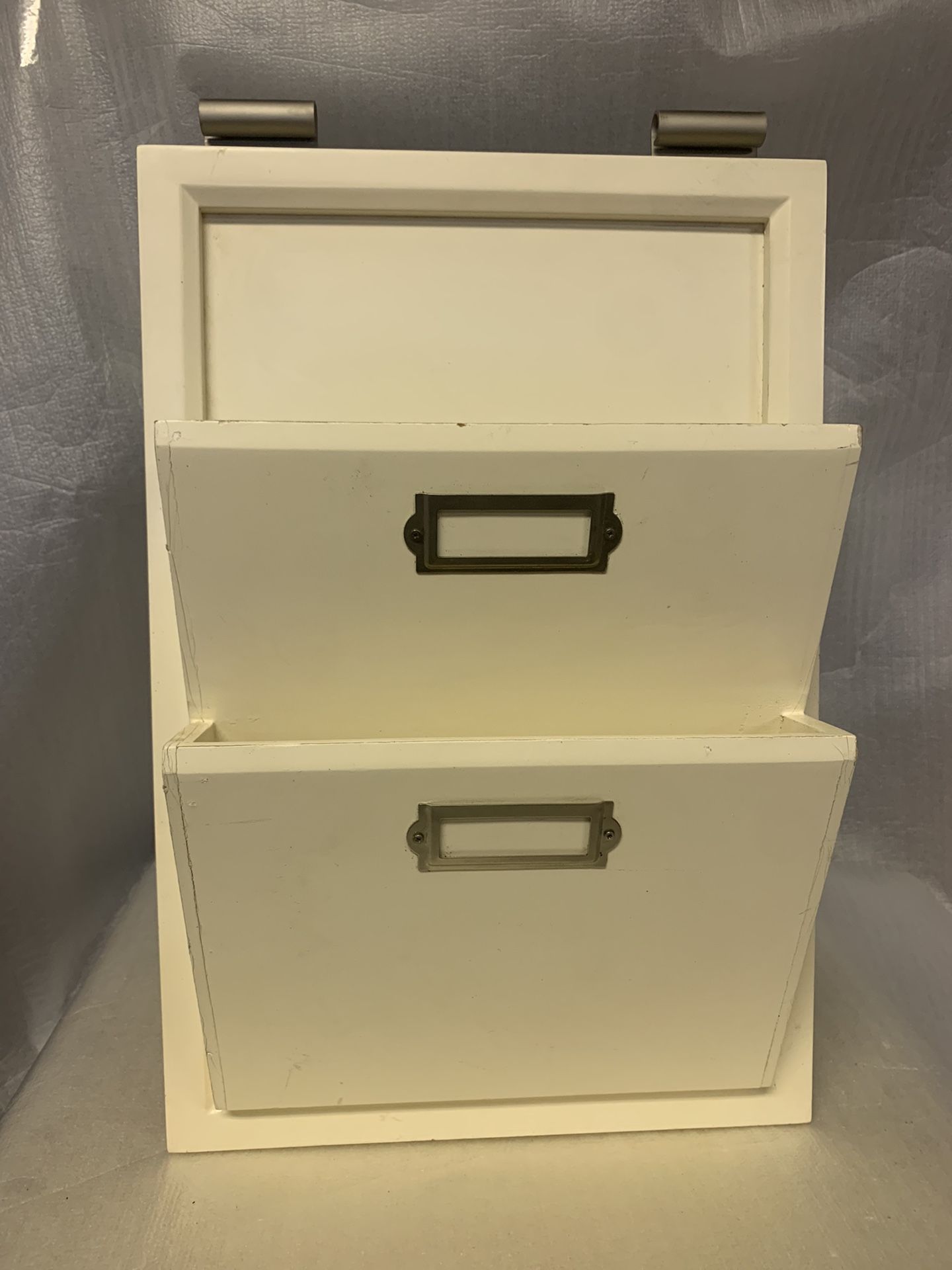 Pottery Barn Wall Daily System Cream/Ivory Letter Bin Sorter
