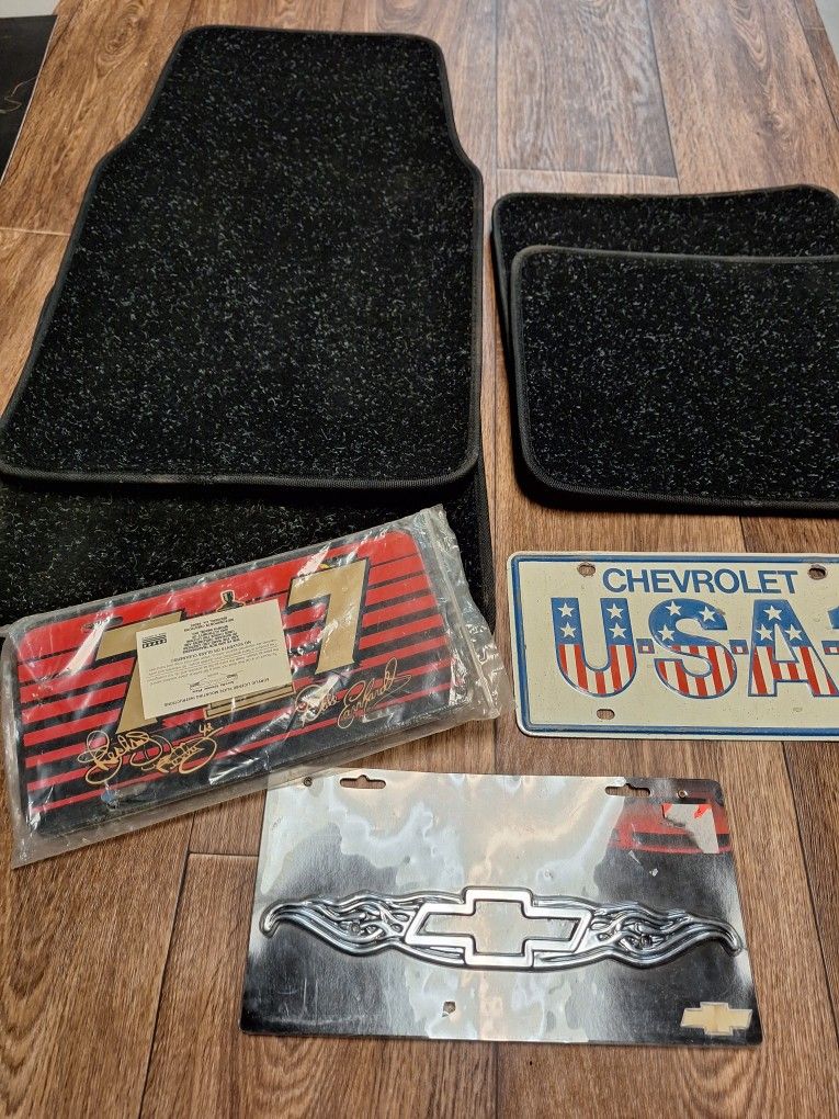 Carpet Vehicle Mats And Chevrolet Tags