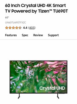 Samsung TU690T 60” 4K TV