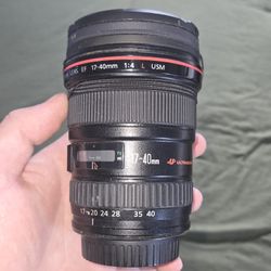 Canon 17-40 Mm EF L series Lense