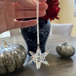 Swarovski Medium Shimmer Star Ornament