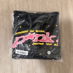 Sp5der Hoodie Pink V2