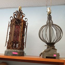Vintage Metal Lamps 