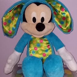 15' Disney Mickey Mouse Easter Bunny Plush Stuffed Animal Toy

