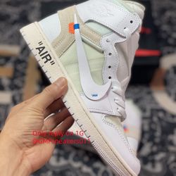 Off-White x Air Jordan 1 Retro High OG”All White“AJ1