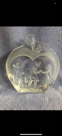 Crystal Apple of SnowWhite, Prince Charming, and the Evil Queen