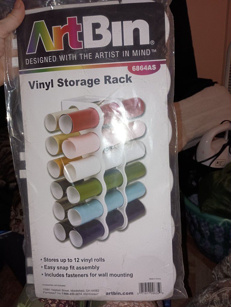 12 Roll Vinyl Storage Rack