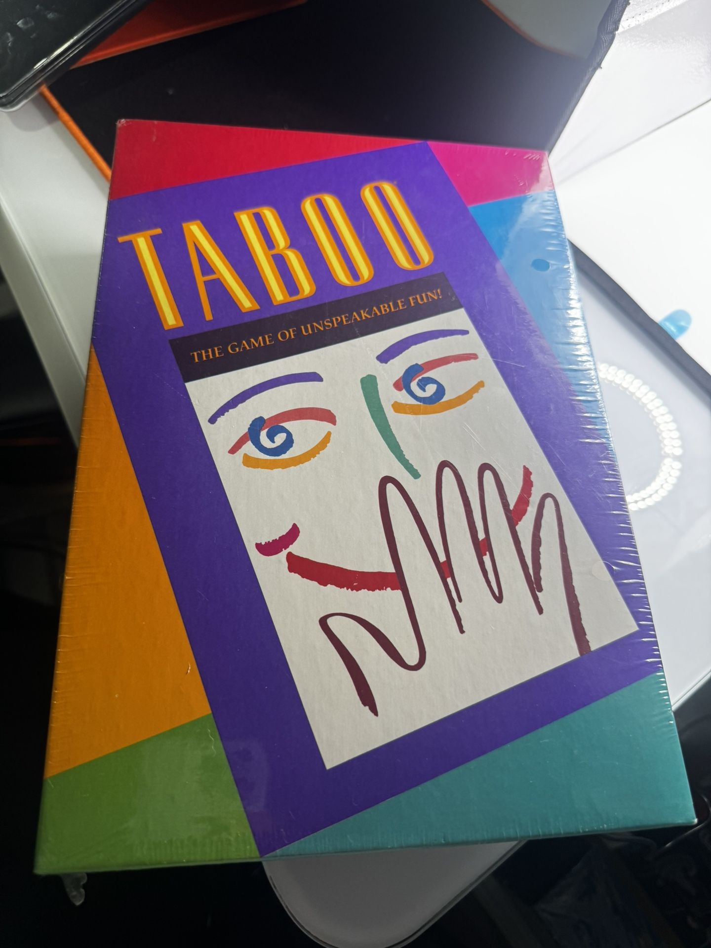 Vintage Taboo The Game of Unspeakable Fun 1989 Milton Bradley Original Unopened