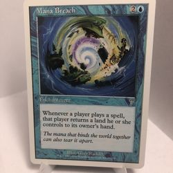 7th Edition Mana Breach Enchantment Magic The Gathering Card #85