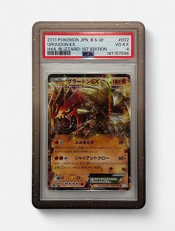‼️[POP 1] 2011 Groudon EX PSA 4