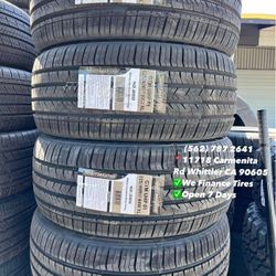 225/45R17 Gritmaster New Set of Tires Installed and Balanced Set de Llantas Nuevas Instaladas y Balanceadas