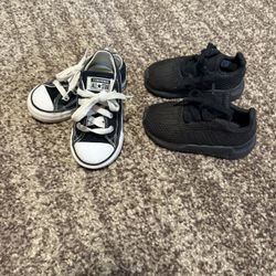 Toddler Converse And Adidas Size 6C