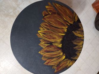 Table Handpainted Sunflower 