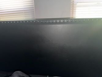 queen headboard black