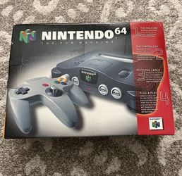 Nintendo 64 Console In Box 