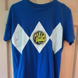 Blue Power Ranger T-Shirt Size Meduim