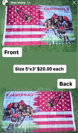 Cardinals flag size 5’x3’