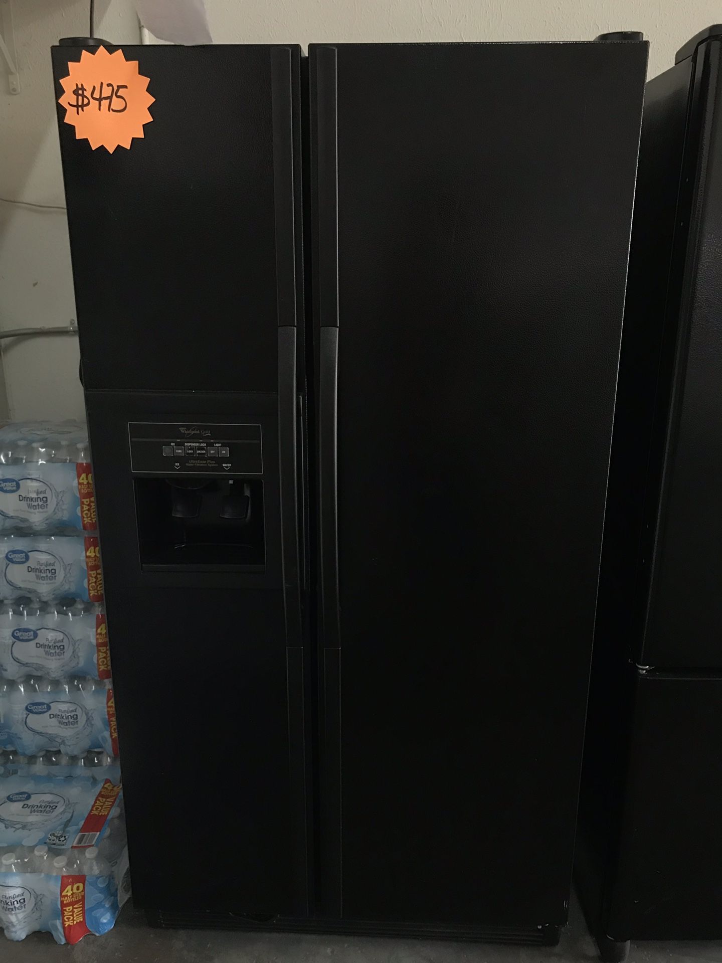 Black Whirlpool Refrigerator Side By Side