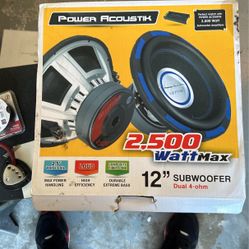 Power Acoustic 12 In Sub 