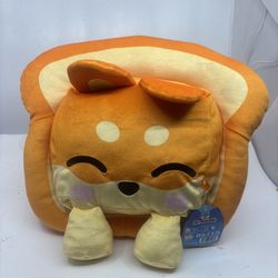 Pet Simulator Huge Pets 16” Bread Shiba Plush Exclusive Series 3 DLC Code Roblox
