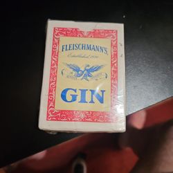 Fleischmann's Gin Playing Cards New