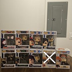 Anime/Marvel Funko Pop Collectibles