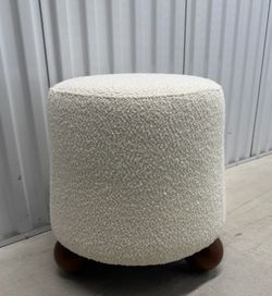 Cream Ottoman/Footstool