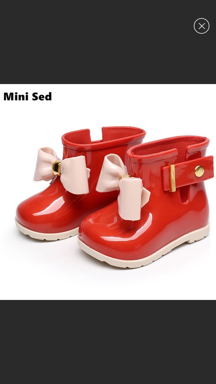 New Super cute girls jelly boots size 7 8 9 10 11 12