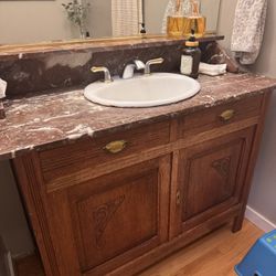 Antique Bathroom Vanity 